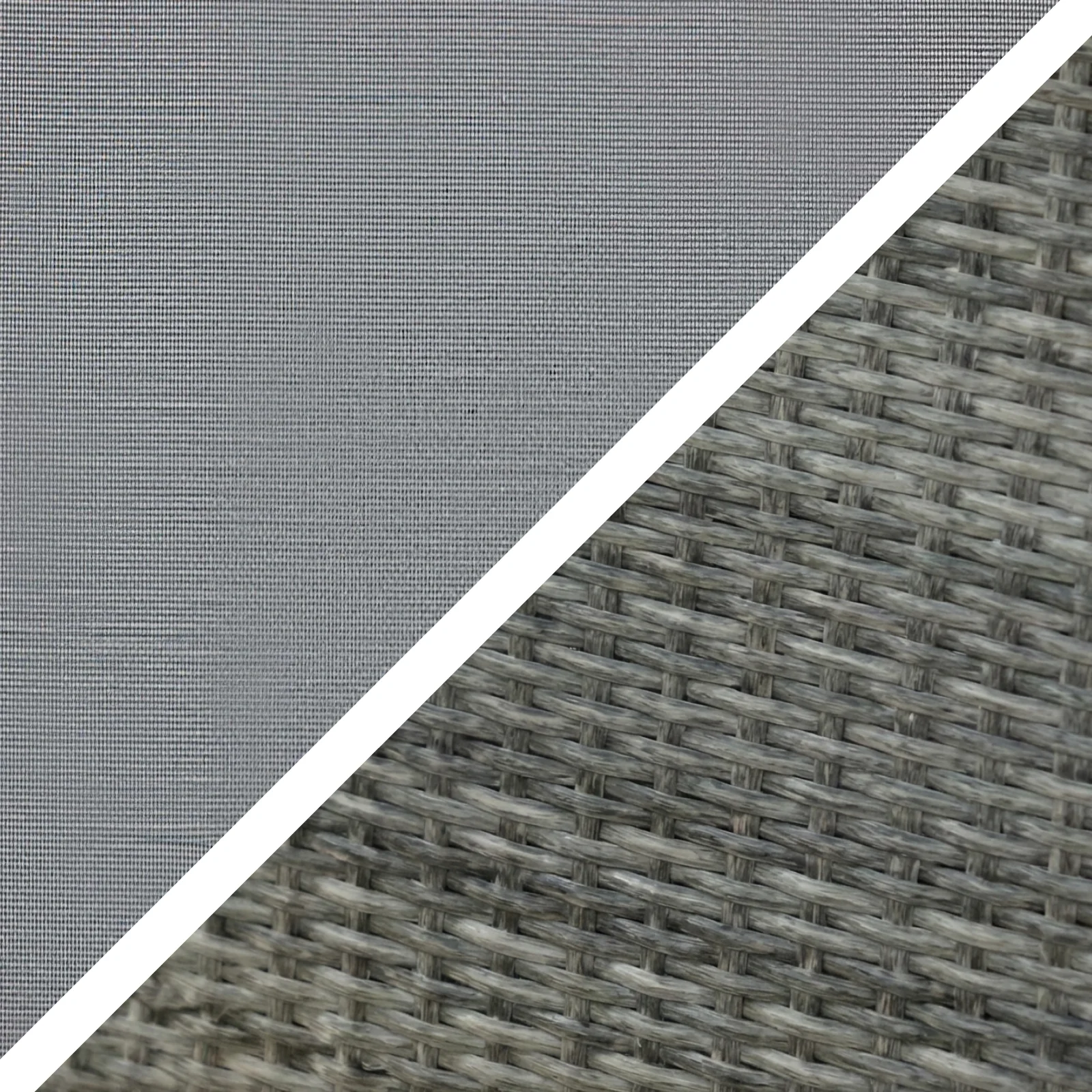 monaco Monaco 4 Seater Grey Round Dining Set – 1.0m